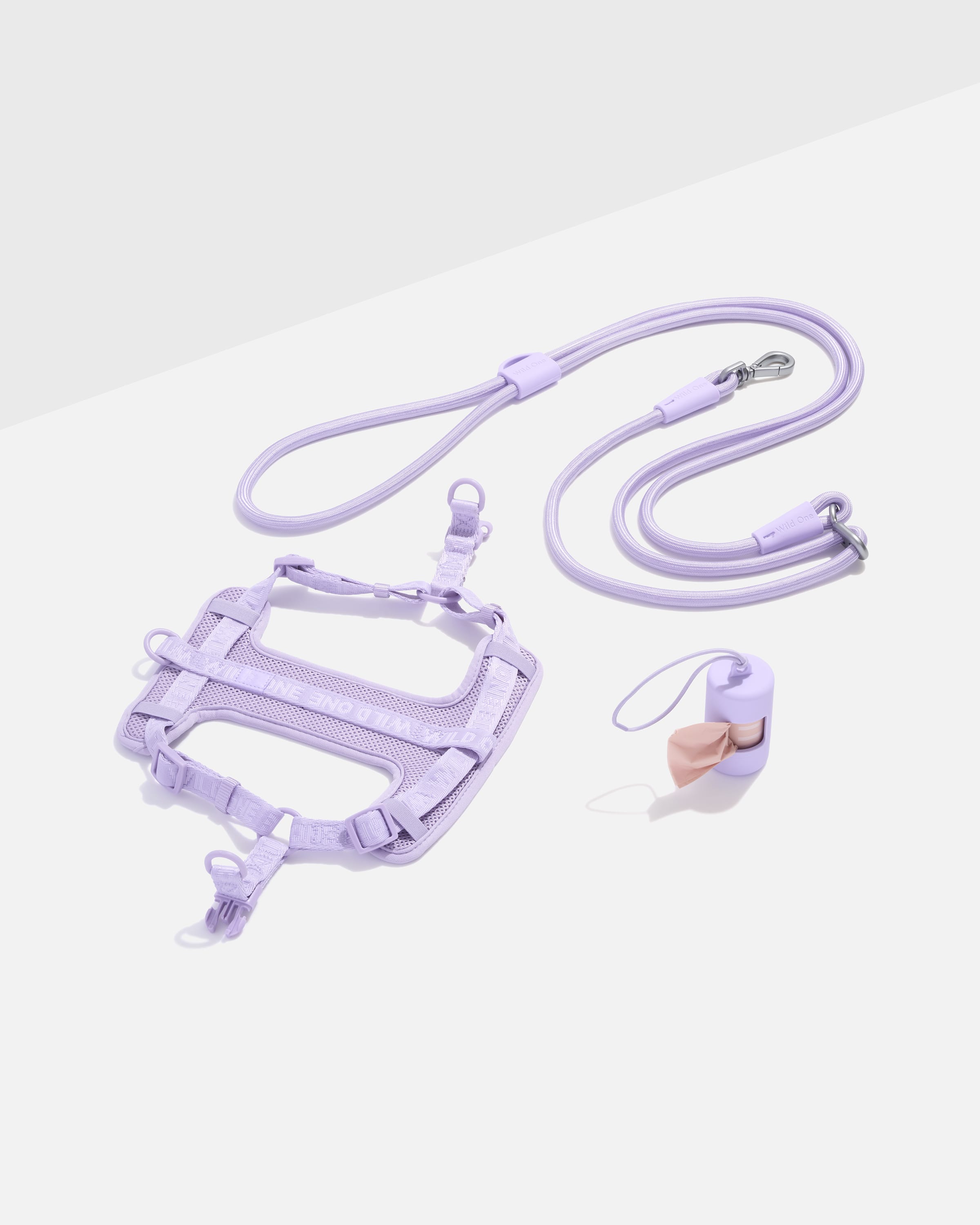 プレイヤー1 prayer one パープル Step-In Harness + Hands-Free Rope Leash Dog Walk Kit – Wild One