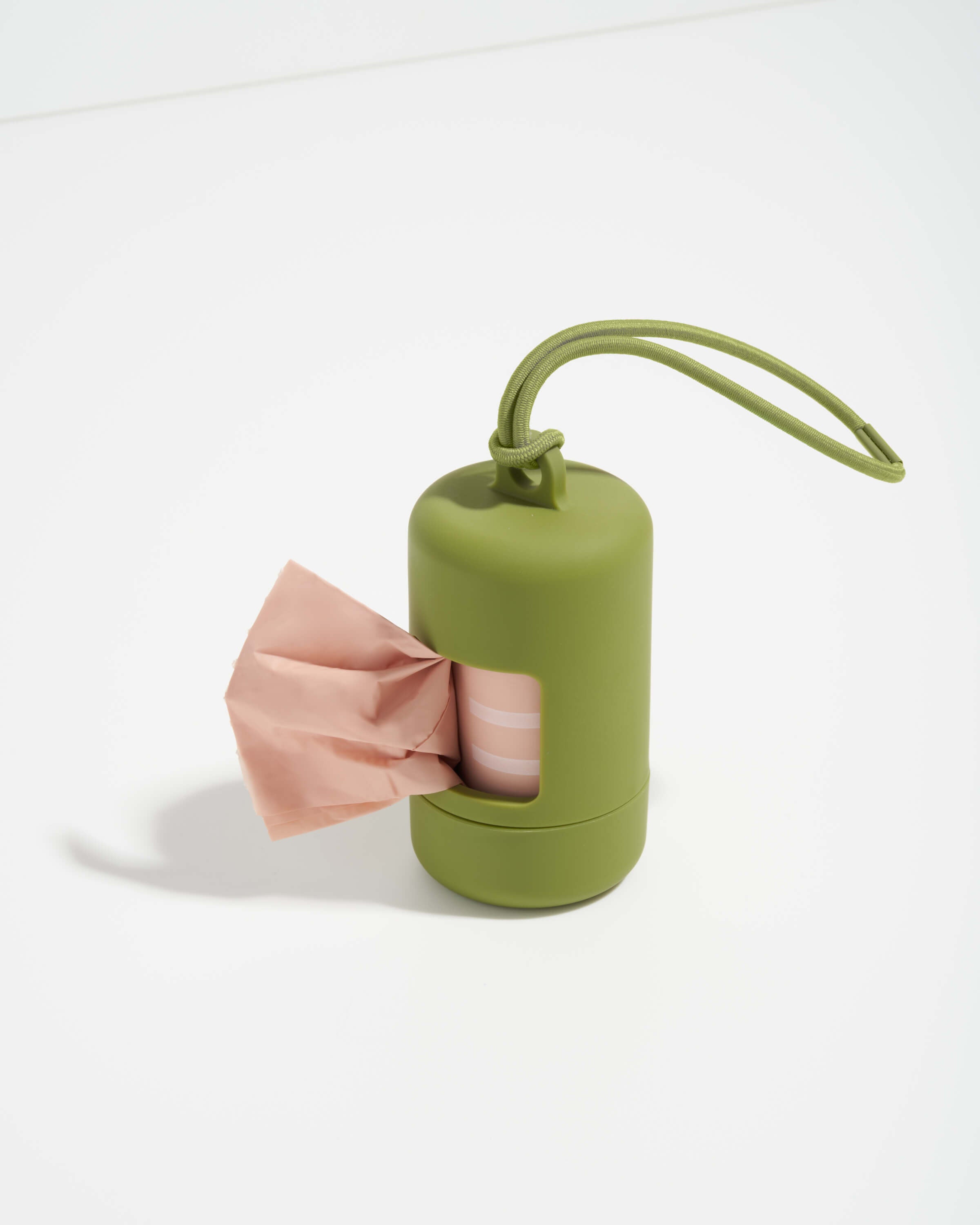 Dog poop outlet bag holder