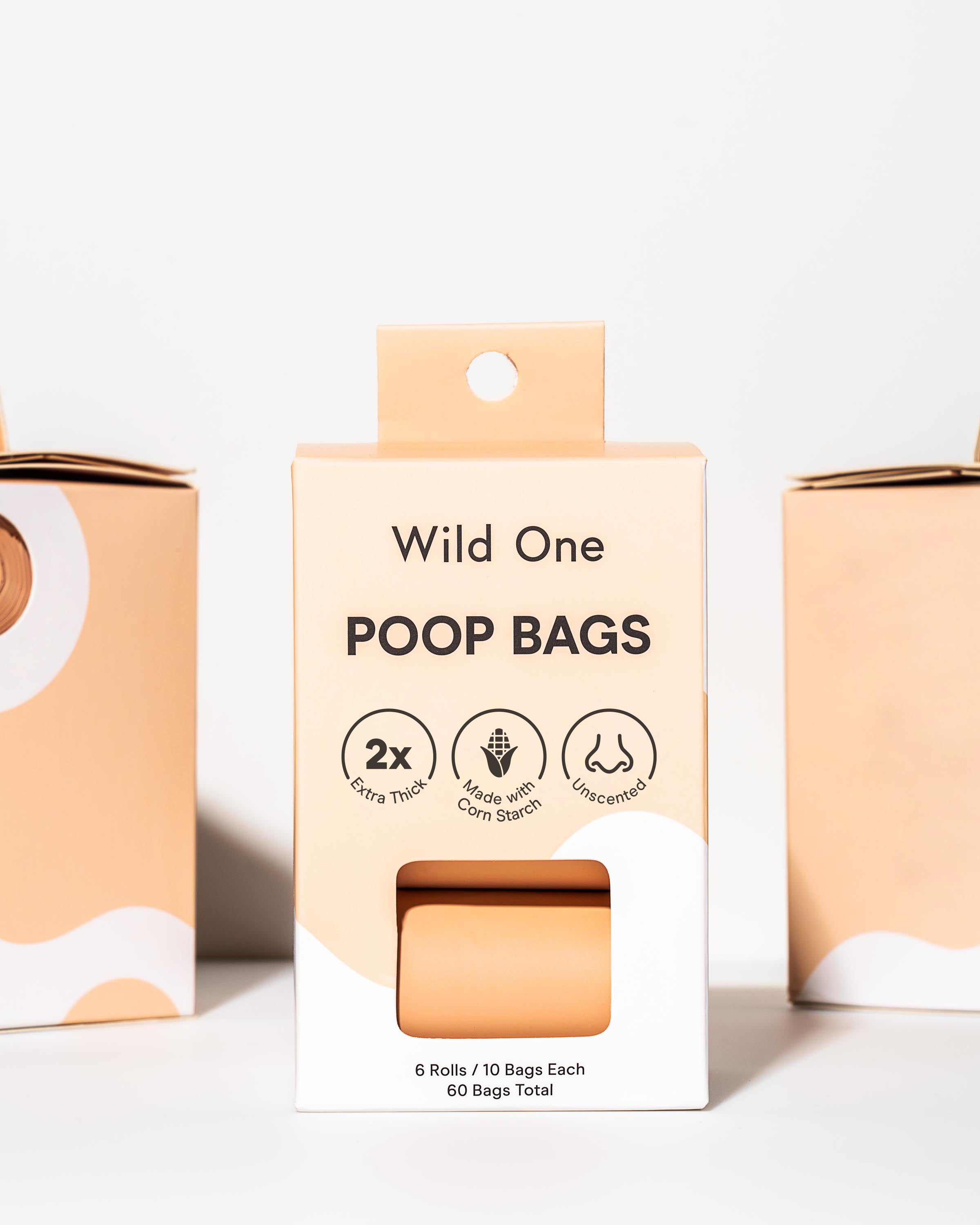 Lilac poop bag pouch