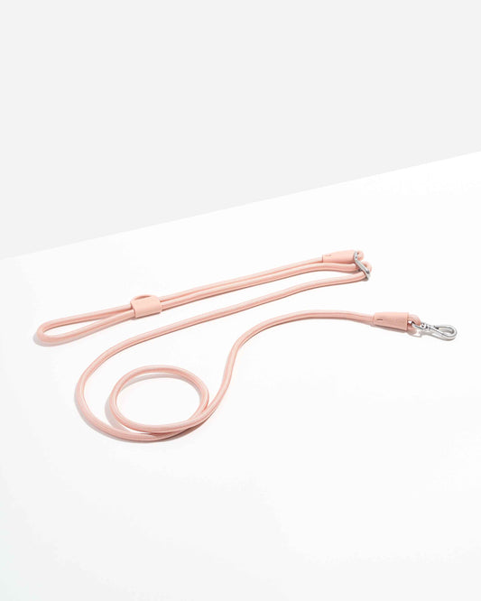 Hands-Free Rope Dog Leash – Blush