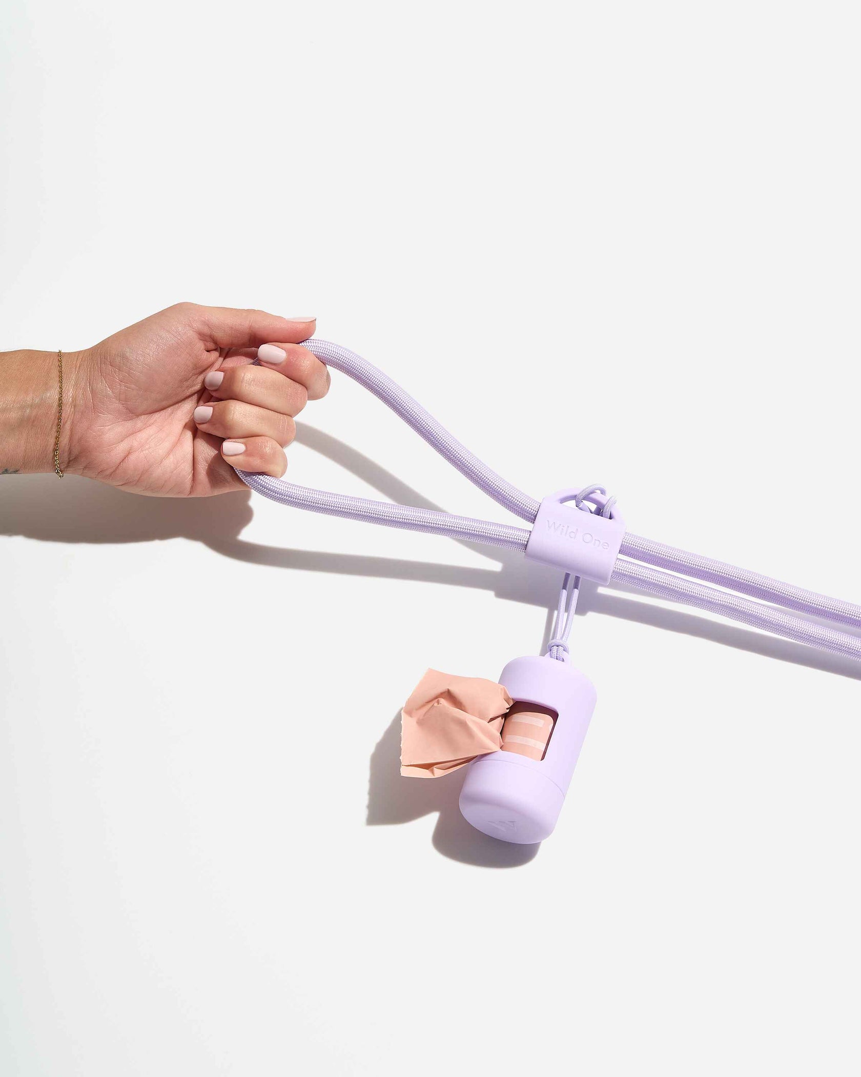 'Lilac' - Hands Free Braided Leash