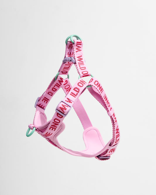 Step-In Dog Harness – Bubblegum