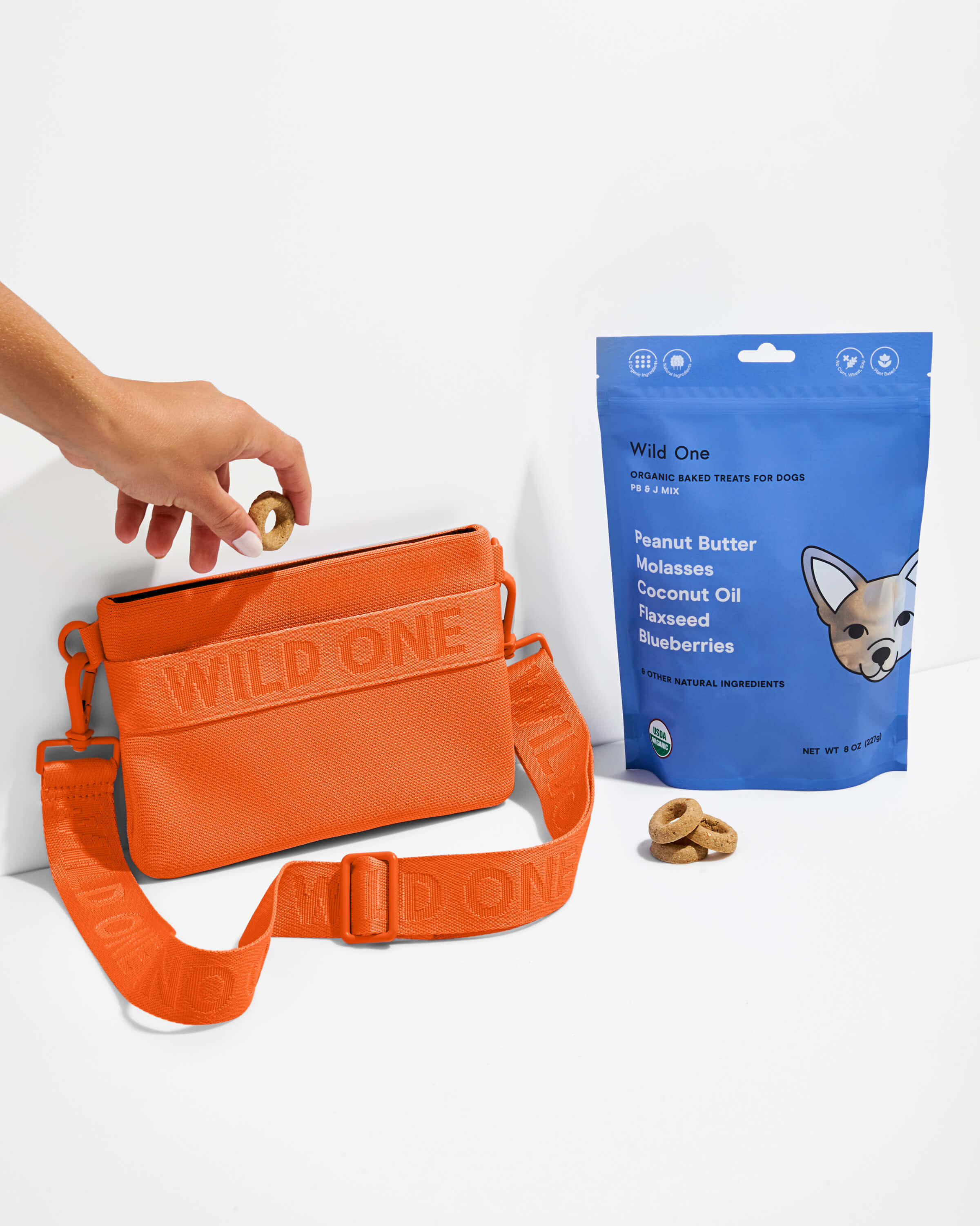 Dog Treat Pouch Treat Set Wild One