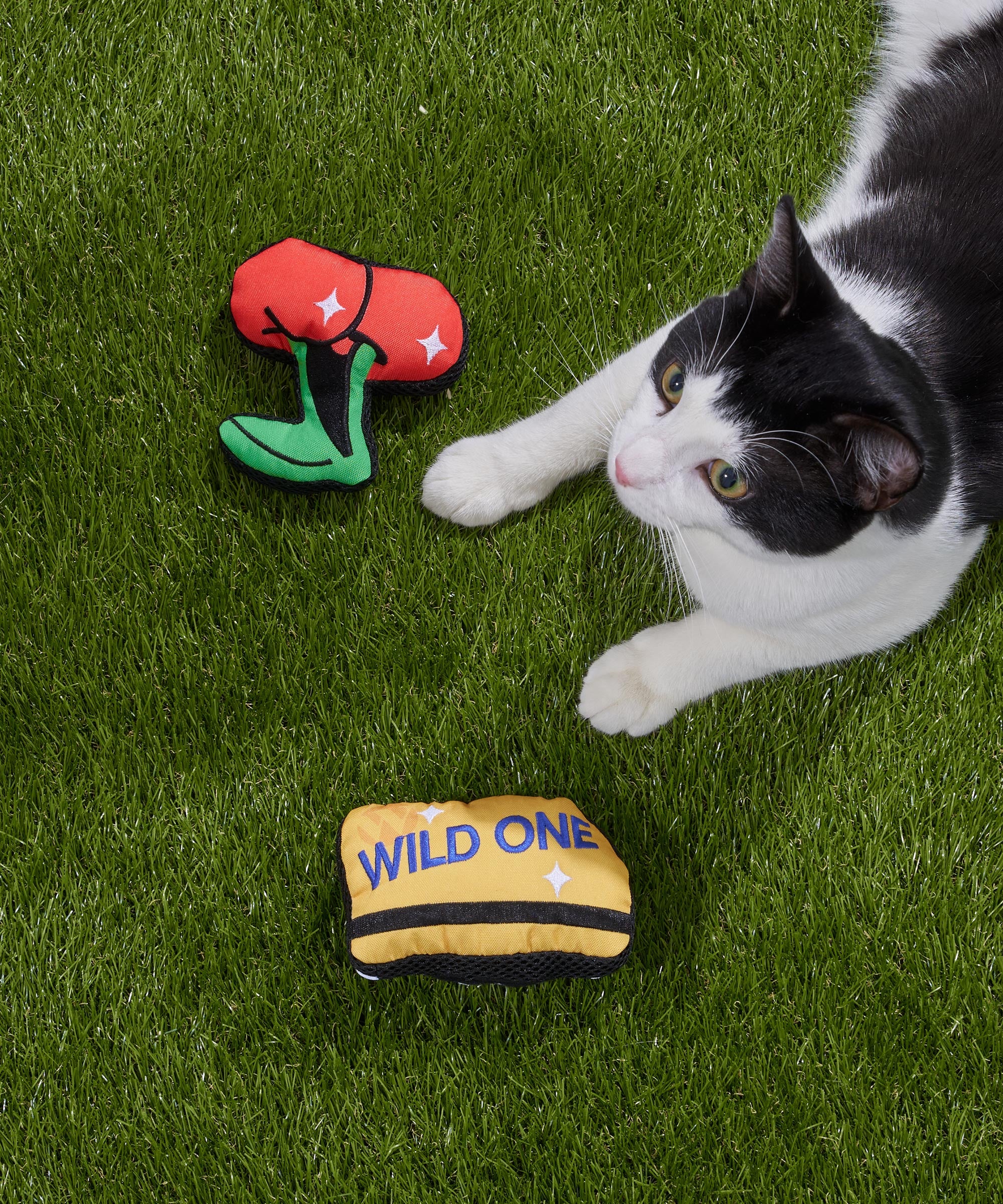 Playful Plush Cat Toy – Wild One