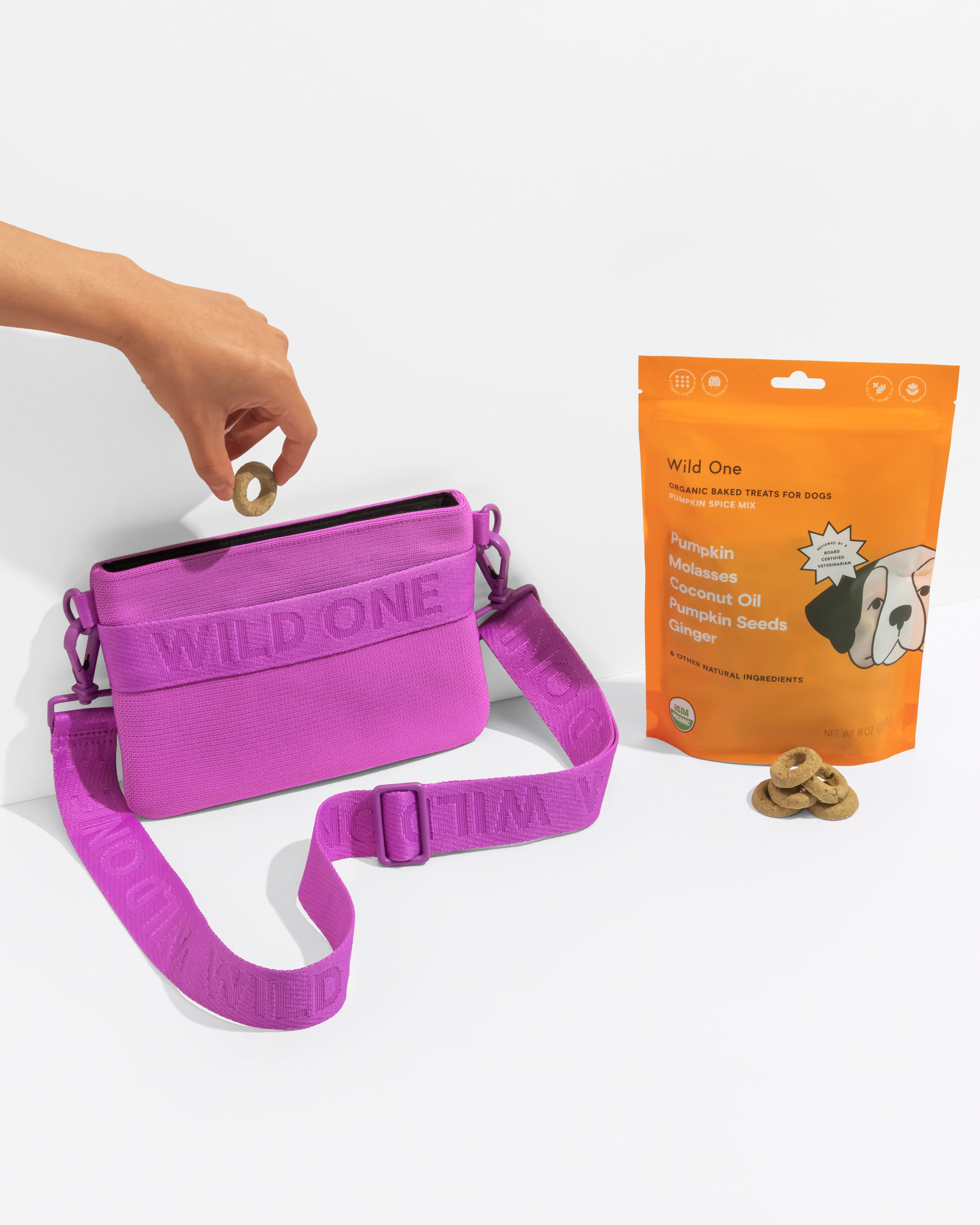 Bags on Board Dog Poop Bags Dispenser with 30 Refill Bags | Bone Design  Attaches to Most Leashes