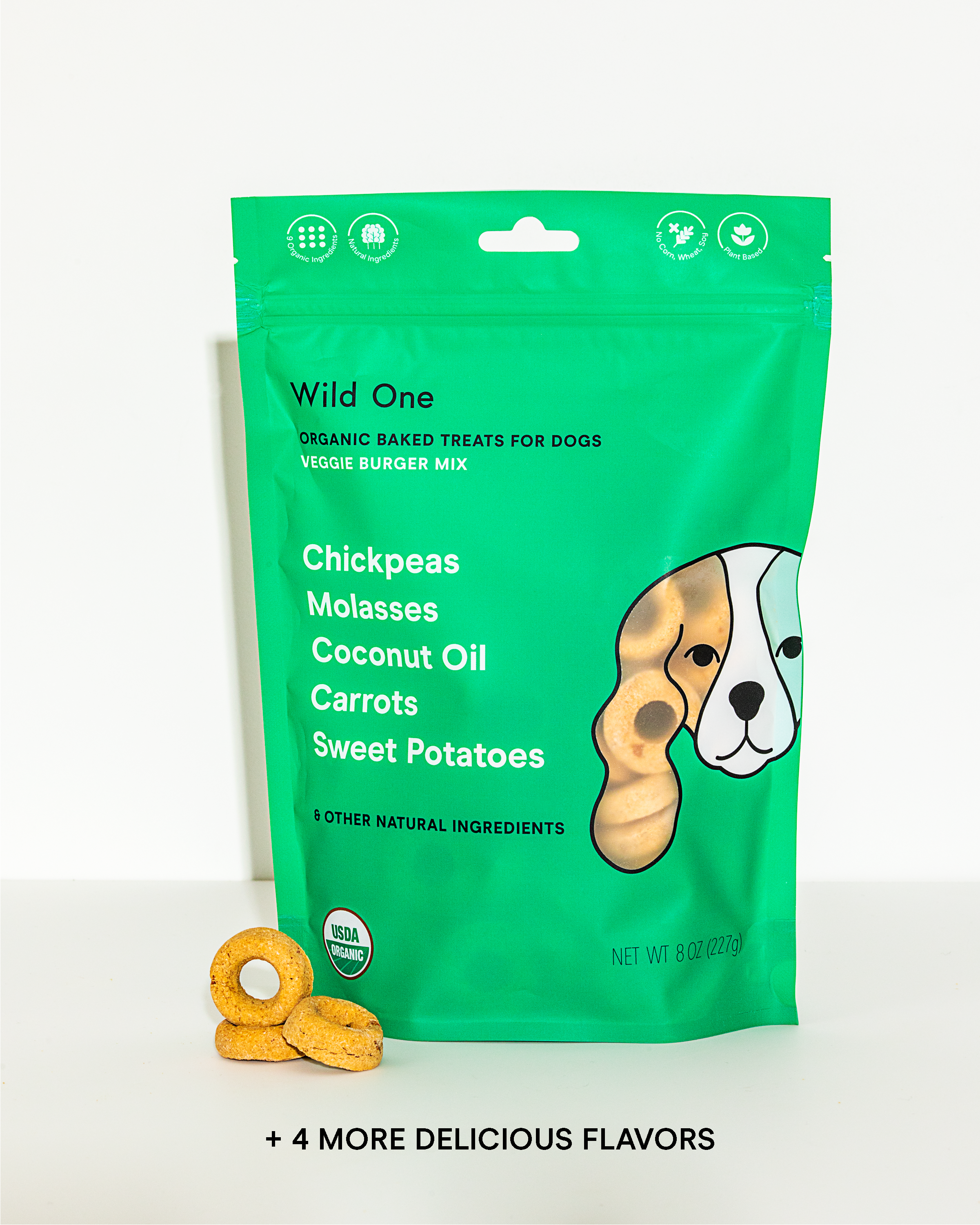 Certified USDA Organic Baked Dog Treats Wild One