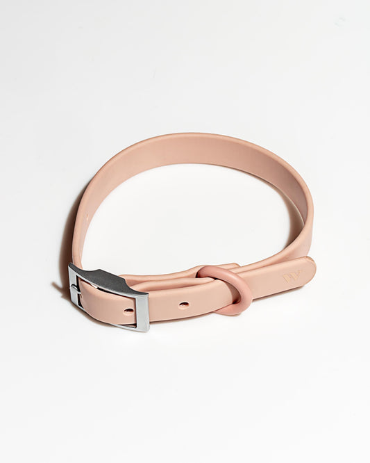 Waterproof Dog Collar – Blush